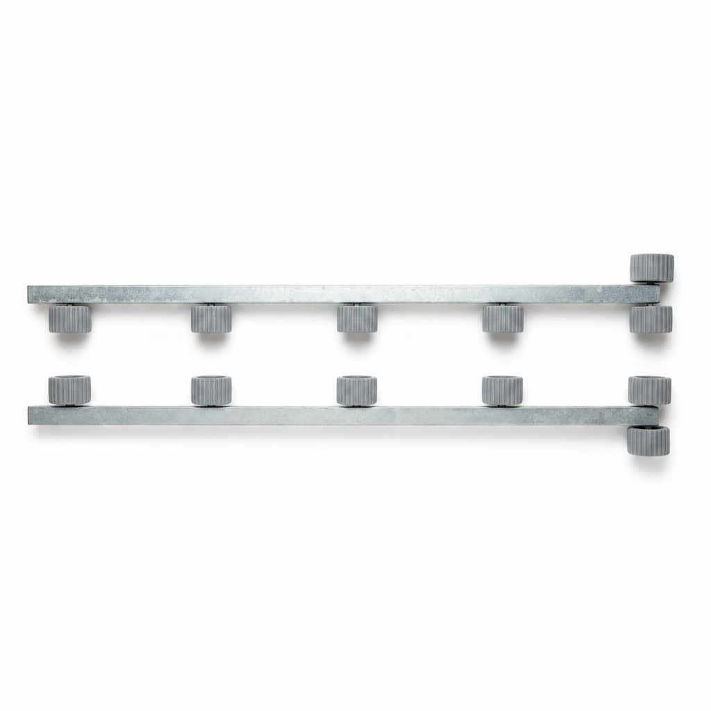 PWC Trailer Roller Bunk with clear white background